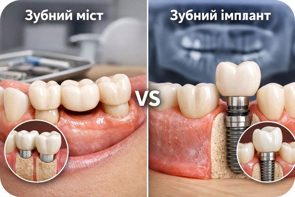 Имплант или зубной мост